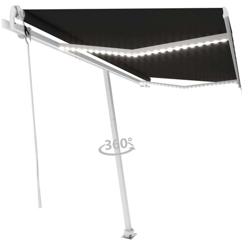  Avtomatska tenda LED + senzor 400x350 cm antracitna, (20966362) Cene