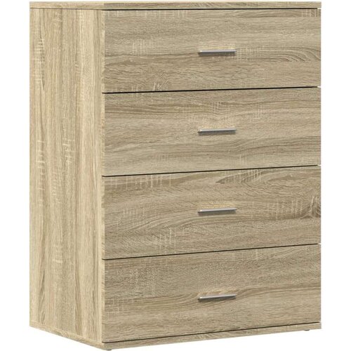 VidaXL Komoda 2 kom boja hrasta sonome 60x39x80 cm konstruiranog drva Slike