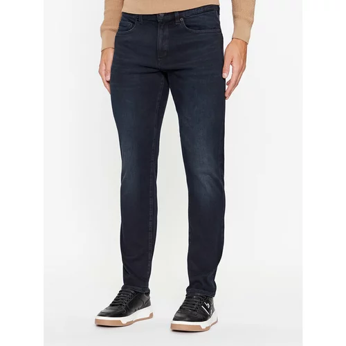 Boss Jeans hlače Delaware3-1 50501045 Mornarsko modra Slim Fit