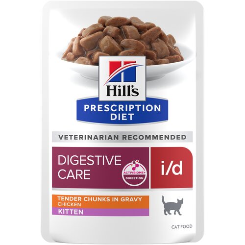 Hill&amp;rsquo;s Prescription Diet i/d Digestive Care Kitten piletina u umaku - 48 x 85 g Slike