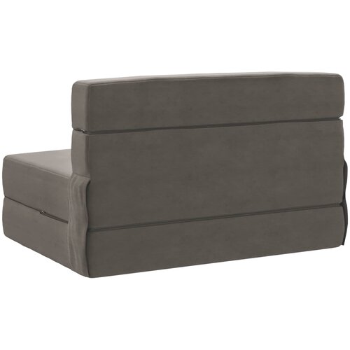 SOFA na razvlačenje Svjetlosiva 100 x 80 x 60 cm Tkanina Slike