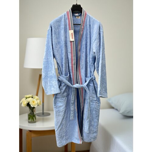 Viktorija Leskovac Bade Mantil Frotir Light Blue XXL - Veličina Stripe Cene