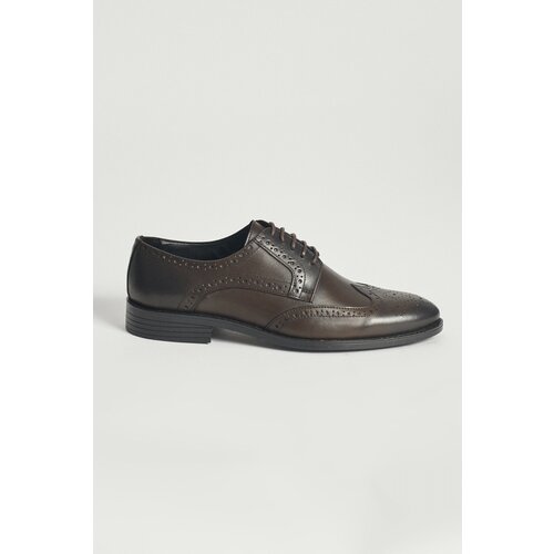 ALTINYILDIZ CLASSICS Men's Brown 100% Genuine Leather Classic Shoes Slike