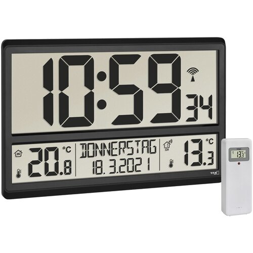 Tfa Dostmann 60.4521.01 XL Radio Clock with Indoor/Outdoor Temperature Cijene