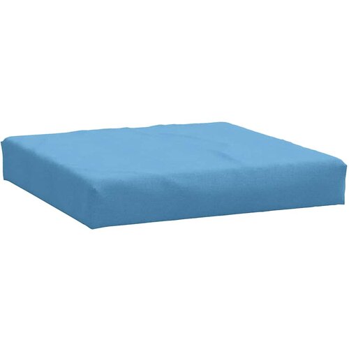 vidaXL Blazina za palete melanž modra 60x60x9,5 cm blago, (21414243) Cene