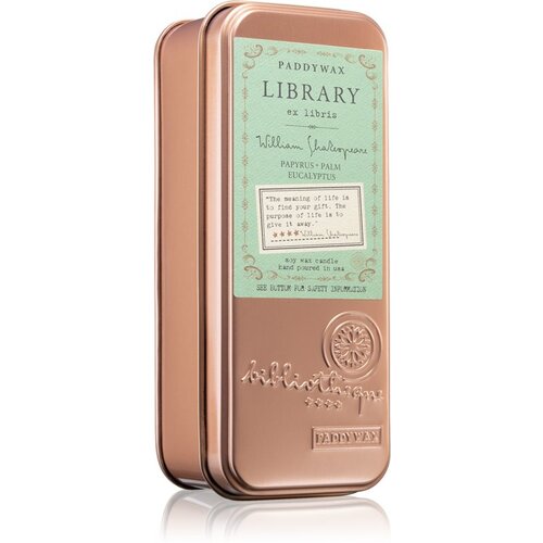 Paddywax Library William Shakespeare mirisna svijeća 70 g Cijene
