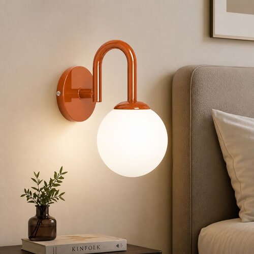 Opviq zidna lampa Loop-20451-B, 1 × E27, braon Cene