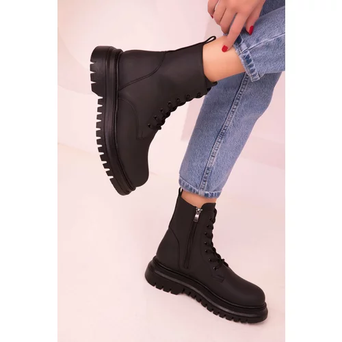 Soho Women's Black Boots & Booties 17440