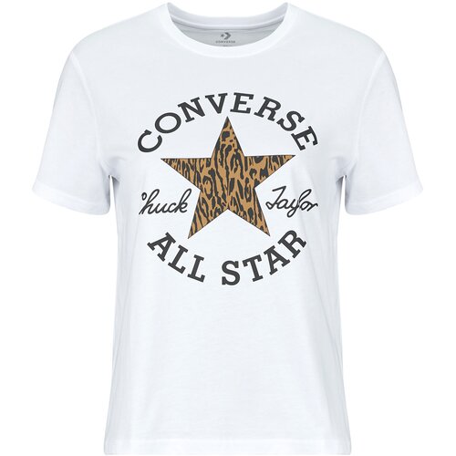 Converse Majice s kratkimi rokavi ANIMAL PRINT INFILL STANDARD FIT TEE Bela Cene