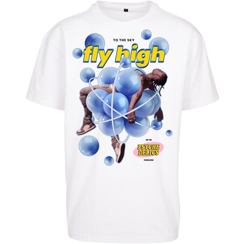 Mister Tee Psychadelic oversize t-shirt white Slike