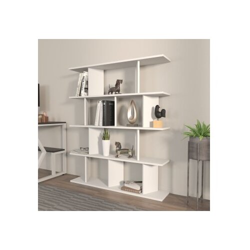 Hanah home polica za knjige grace white Cene