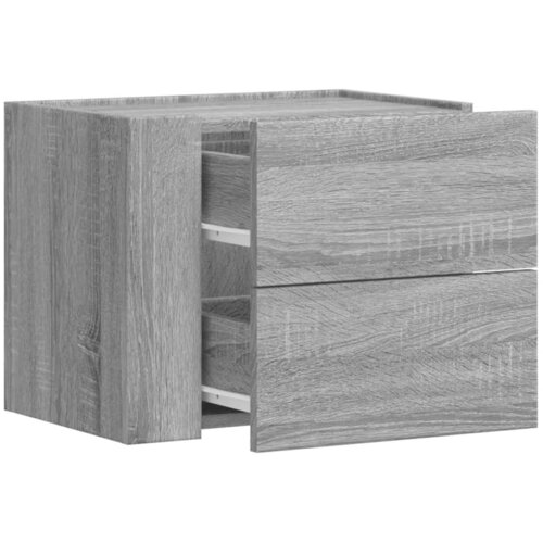 Maison Chic Stenska Nočna omarica - Nočna miza siva sonoma 45x30x35cm, (21690525) Cene