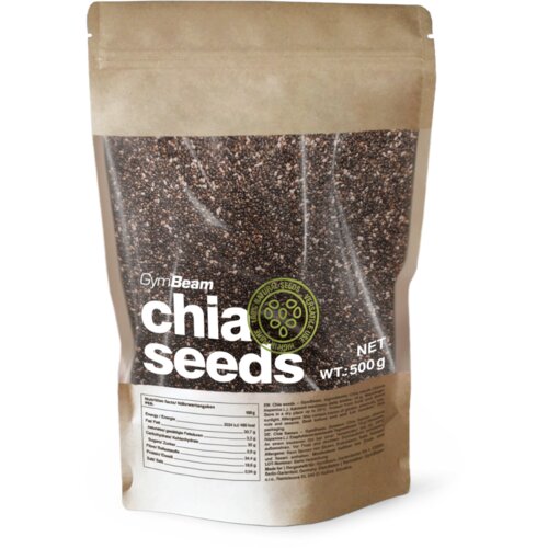 GymBeam chia semenke 500  g  без укуса Cene