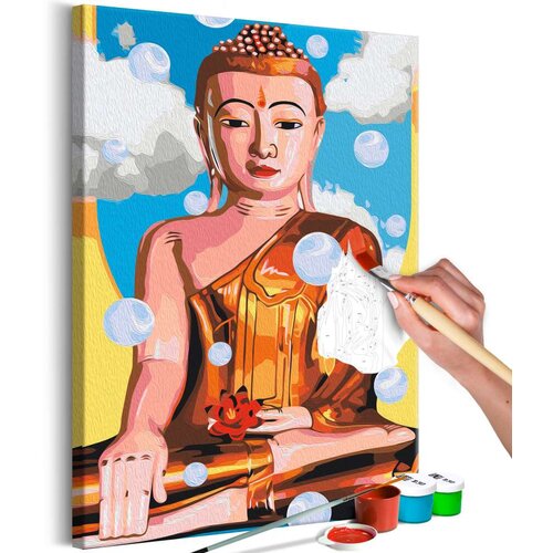  Slika za samostalno slikanje - Levitating Buddha 40x60 Slike
