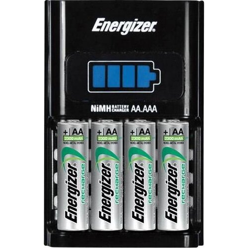 Energizer Punjač CH1HR3, 637124, 1 h + 4 akumulatorske baterije tipa AA (Mignon) Slike