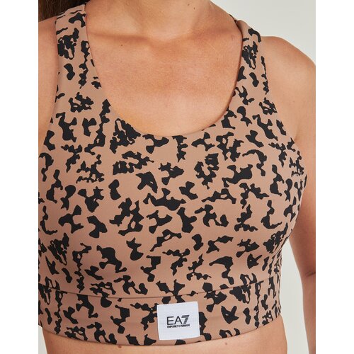 Ea7 Emporio Armani Topi TRAIN SPORTY 4EVER W SPORT BRA - TRAIN SPORTY 4EVER W SPORT BRA Kostanjeva Slike