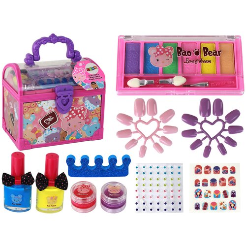 Beauty Set Pink Case DIY Makeup Nails Accessories Cijene