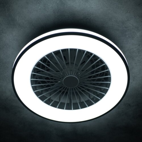 Kanlux 38033-LED prigu&amp;scaron;iva svetiljka sa ventilatorom PLAVE 48W/230V 3000/4000/6500K + daljinski upravljač Slike