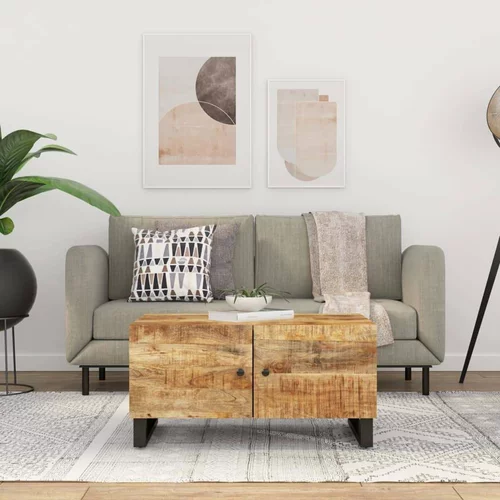  Stolić za kavu 80x50x40 cm od drva manga i konstruiranog drva
