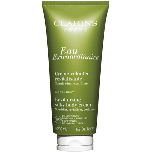 Clarins Eau Extraordinaire Revitalizing Silky Body Cream hranilna krema za telo za me&amp;scaron;ano do mastno kožo 200 ml Slike