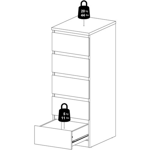 Tvilum Komoda v hrastovem dekorju v naravni barvi 40x111x50 cm Naia &amp;ndash; Slike