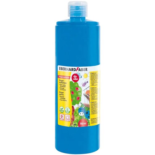 Eberhard Faber Prstna barva modra, 740 ml Slike