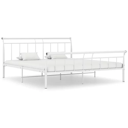  za krevet bijeli metalni 200 x 200 cm