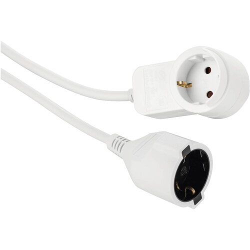 Hama Podaljšanje kabla za ozemljitveni kontakt ''Powerplug'', dodatna vtičnica, 3,0 m, bela 00133801 tok podaljšek bela 3.00 m H05VV-F 3G 1,5 mm², (20434443) Cene