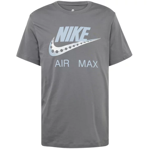 Nike Sportswear Majica 'DAY FUTURA' svijetloplava / siva / prljavo bijela