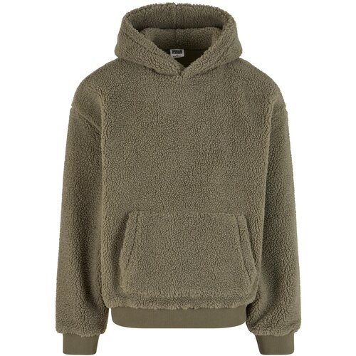 Urban Classics Men&amp;#039;s hoodie Teddy Hoody light green Slike