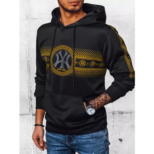 DStreet Black men's sweatshirt with print Slike