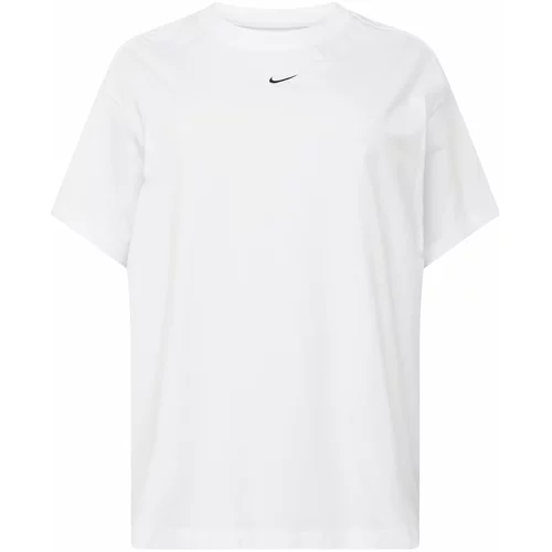 Nike Sportswear Majica 'ESSNTL' crna / prljavo bijela