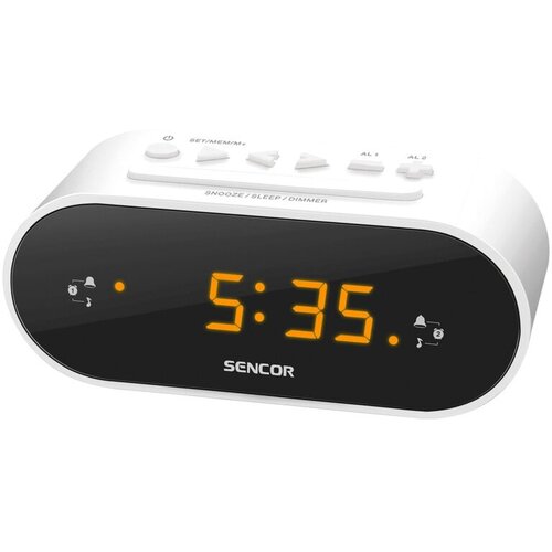 Sencor Digitalni sat sa alarmom SRC 1100W beli Cene