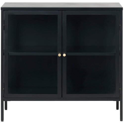 Unique Furniture Črna vitrina Carmel, dolžina 90 cm Cene