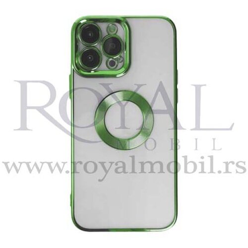  futrola circle metalik za iphone 13 pro max (6.7) svetlo zelena Slike