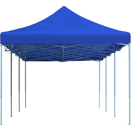  zložljiv pop-up vrtni šotor 3x9 m moder Cene