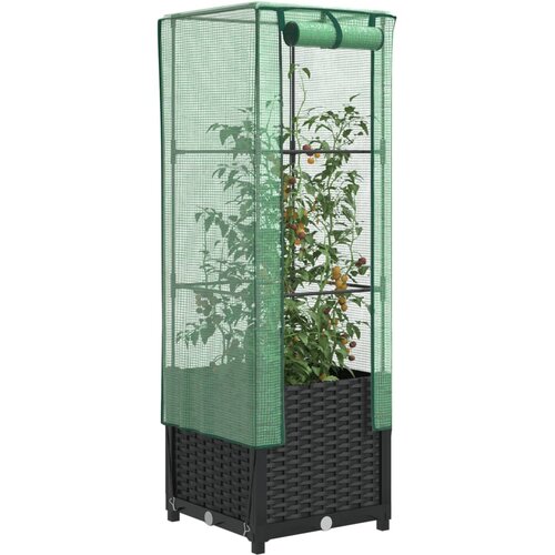  Povišena gredica s pokrovom za staklenik 40 x 40 x 139 cm Cene