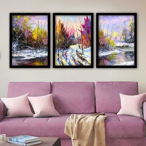 Wallity Set uramljenih slika 3SC_6541785, 3 Dela Cene