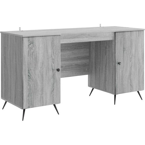  Stol Siva sonoma 142,5 x 50 x 75 cm Konstruirano drvo Slike