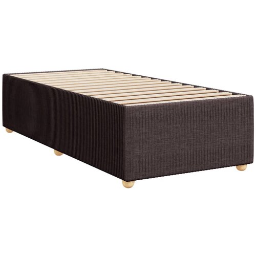 vidaXL Posteljni okvir temno rjav 90x200 cm blago, (21292172) Cene