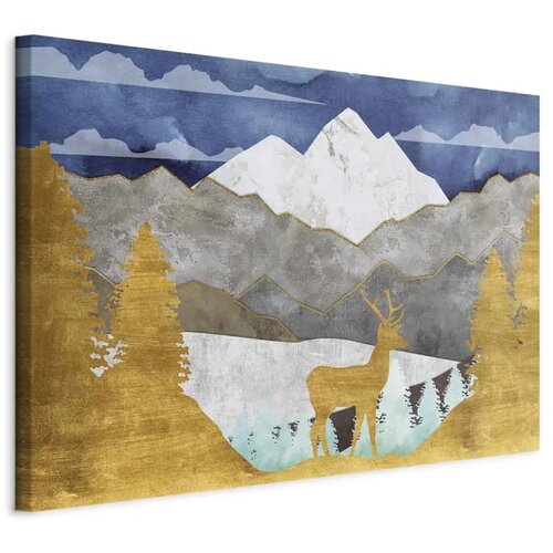  Slika - Golden Land (1 Part) Wide 60x40 Standard Cene