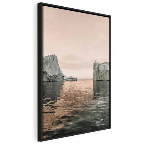  Slika - Ice Statues (1 Part) Vertical 60x90 U crnom drvenom okviru Cene