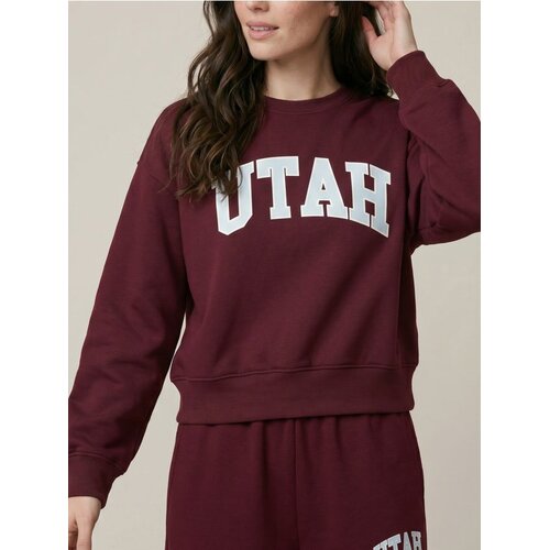 Sinsay Crewneck dukserica s natpisom UTAH Slike