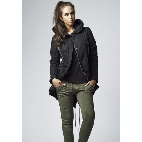 UC Ladies Women&amp;#039;s Sherpa Parka Cotton Parka Black Slike