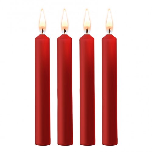 Ouch! Teasing Wax Candles Parafin 4-pack Red Slike
