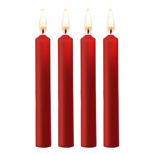 Ouch! Teasing Wax Candles Parafin 4-pack Red