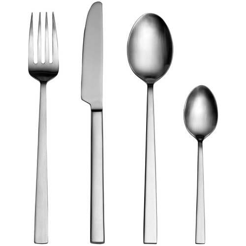 Bitz Željezan pribor 16 kom u mat srebrnoj boji – Cijene