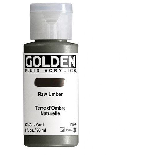  GOLDEN tečna akrilna boja 30 ml | 2350 umbra raw Slike