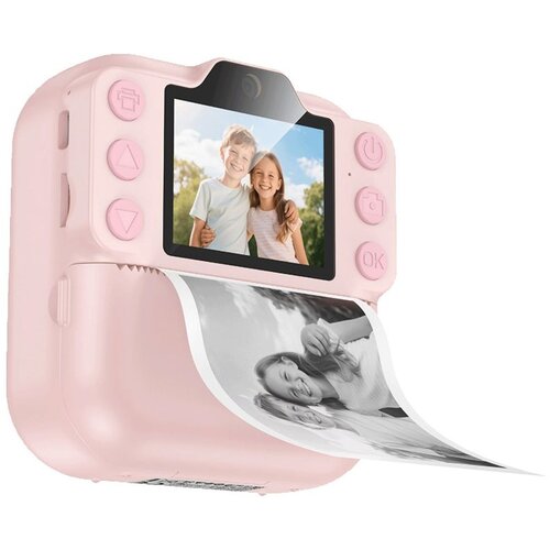 hoco. Dječija kamera sa printerom, 2" IPS LCD, 1080p - DV211 Pink Cijene