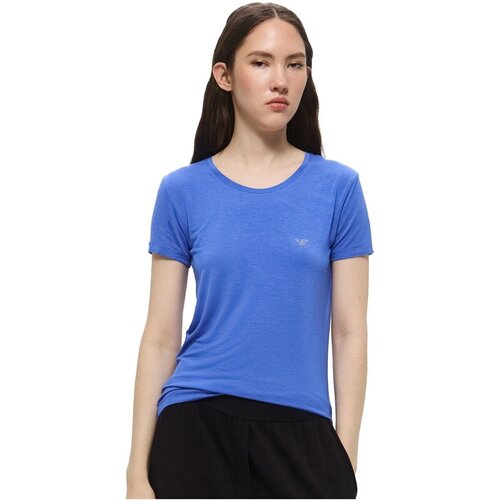 Emporio Armani Majice s kratkimi rokavi EW000408 AF10889 Modra Slike
